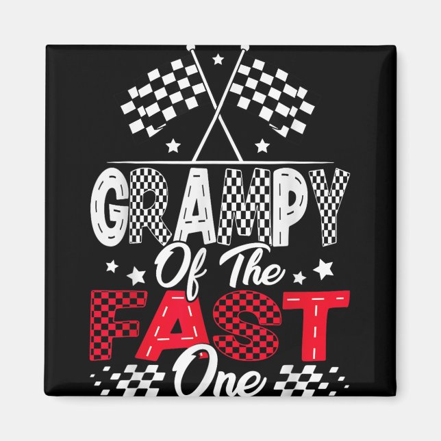 Aimant Grampy Du Fast One Premier Anniversaire Voiture De (Devant)