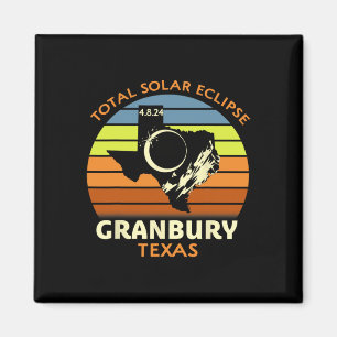 Aimant Granbury Texas Total Solar Eclipse 2024