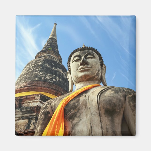 Aimant Grand Bouddha à Ayutthaya, Thaïlande (Devant)