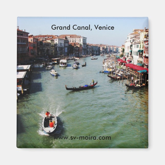 Aimant Grand Canal, Venise du pont du Rialto (Devant)