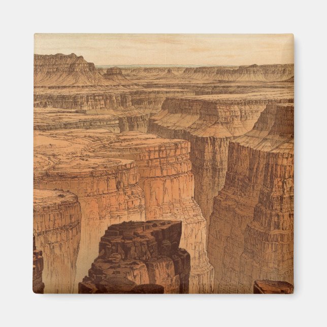 Aimant Grand Canyon au pied du Toroweap (Devant)