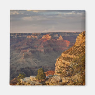 Aimant Grand Canyon depuis la rive sud au coucher du sole