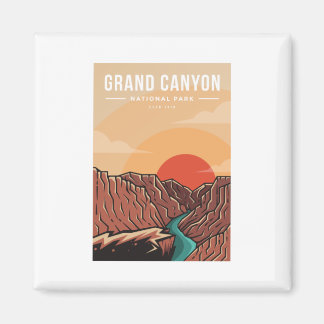 Aimant Grand canyon national park emblem patch logo