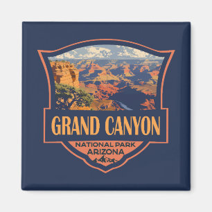 Aimant Grand Canyon National Park Illustration Travel Art