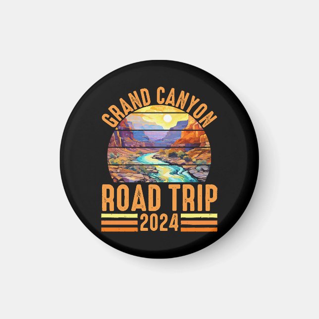 Aimant Grand Canyon National Park Road Trip 2024 (Devant)