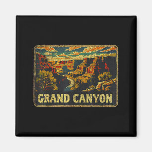 Aimant Grand Canyon - Parc National Usa Vintage Hommes Fe