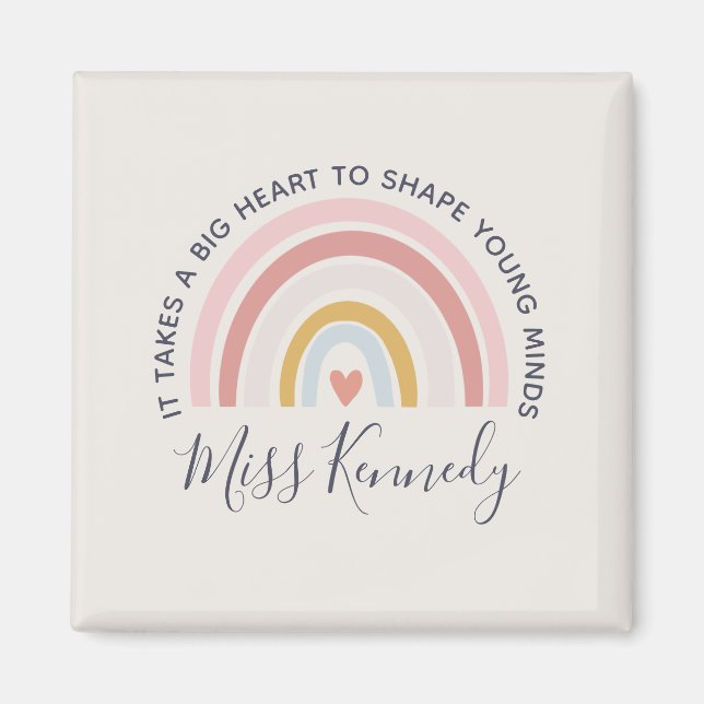 Aimant Grand coeur pour façonner les jeunes esprits Ensei (Devant)