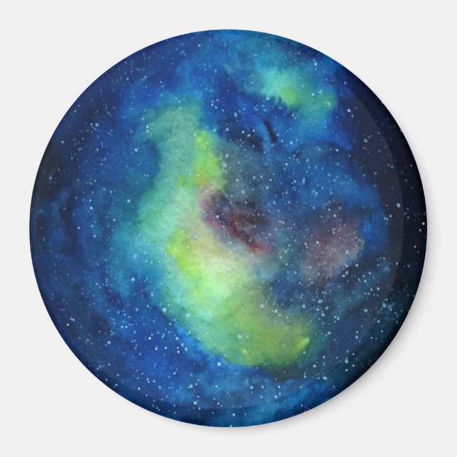 Aimant Grand Espace, Magnat Arrondi De 7,6 Cm (Devant)