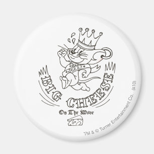 Aimant Grand Fromage Jerry Sur La Lune 1