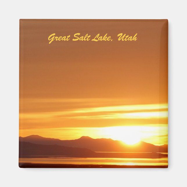 Aimant Grand lac de sel, Utah (Devant)