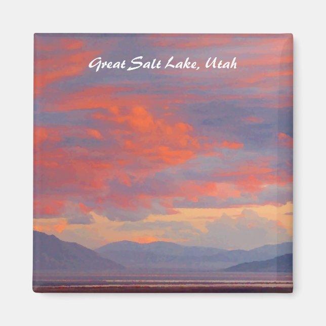 Aimant Grand lac de sel, Utah (Devant)