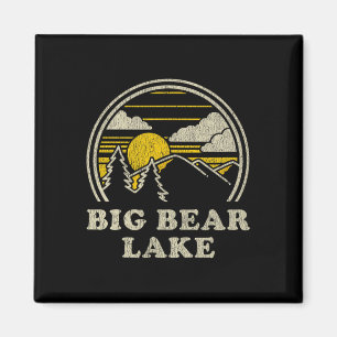Aimant Grand lac d'Ours Californie Ca T Shirt Vintage Ran