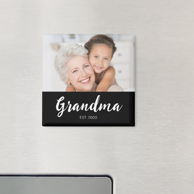 Aimant Grand-mère a créé la fête des grands-parents avec  (Créateur téléchargé)
