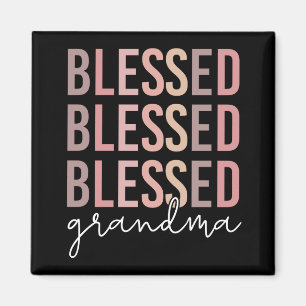 Aimant Grand-mère béni Cadeaux pour grand-mère