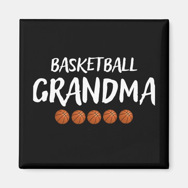 Aimant Grand-mère de basket-ball Grammy Nana Mimi (Devant)