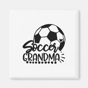 Aimant Grand-mère de football Grand-mère Grand-mère Grand