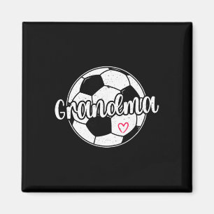 Aimant Grand-mère de footballeur Grand-mère fière d'un jo