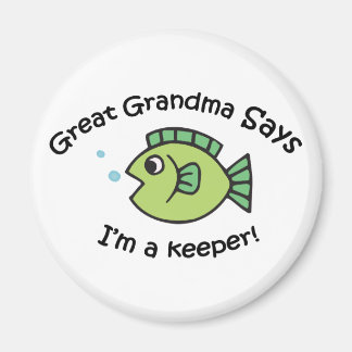 Aimant Grand-mère dit I&apos ; m a Keeper