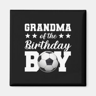 Aimant Grand-mère du garçon de la fête d'anniversaire de