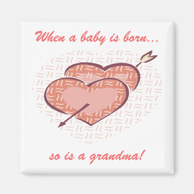 Aimant Grand-mère est née (Devant)