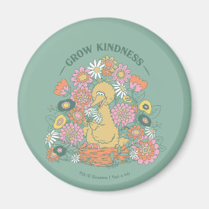 Aimant Grand Oiseau   Florale graphique de bonté