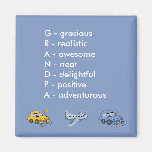 Aimant Grand-pa Acrostic