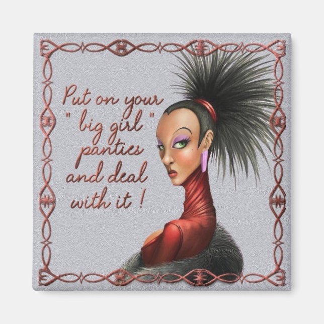 AIMANT GRAND PANNEAUX DE FILLES AMATEUR (Devant)