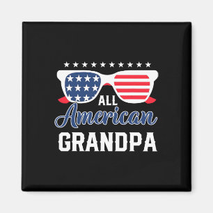 Aimant Grand-Père Américain 4 Juillet Usa Sungles Mens Ca