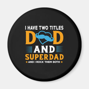 Aimant Grand-père Cadeau Papa Et Super Papa