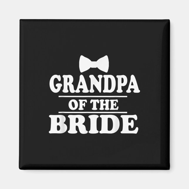 Aimant Grand-Père De La Mariage Mariée Bachelor Bachelor (Devant)