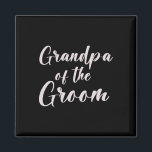 Aimant Grand-Père De L'Équipe De Mariage Tee De Groom Gra<br><div class="desc">Grand-Père Du Groom Tee Équipe Mariage Du Groom Grand-Père</div>