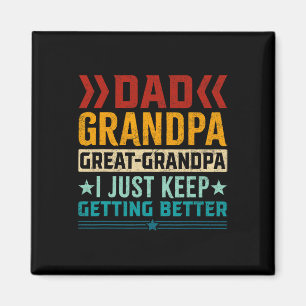 Aimant Grand-père Grande Fête des pères grand-père