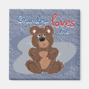 Aimant Grand-père m'aime