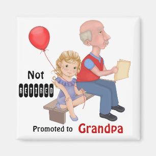 Aimant Grand-père promu à la retraite