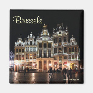 Aimant Grand-Place à Bruxelles, Belgique la nuit