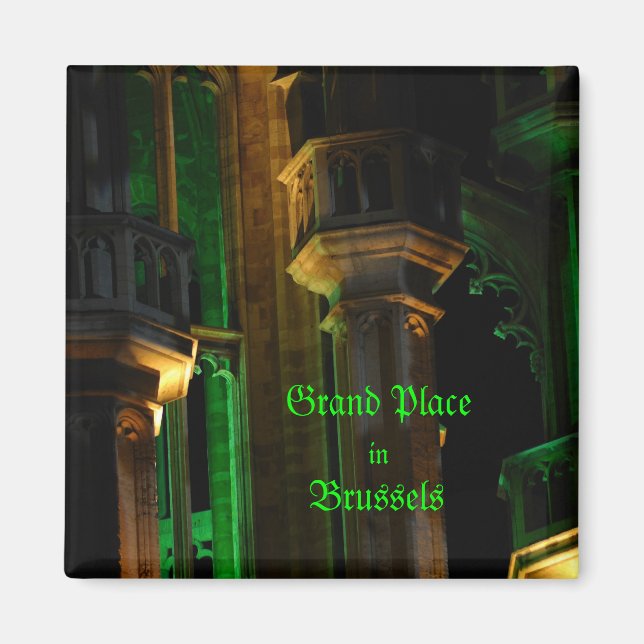 Aimant Grand Place la nuit (Devant)