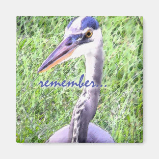 Aimant Grand rappel bleu