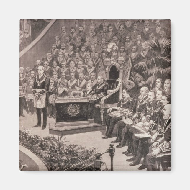 Aimant Grand rassemblement maçonnique au Royal Albert (Devant)