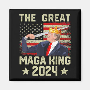 Aimant Grand Roi Trump Biden politique Ultra Mega P