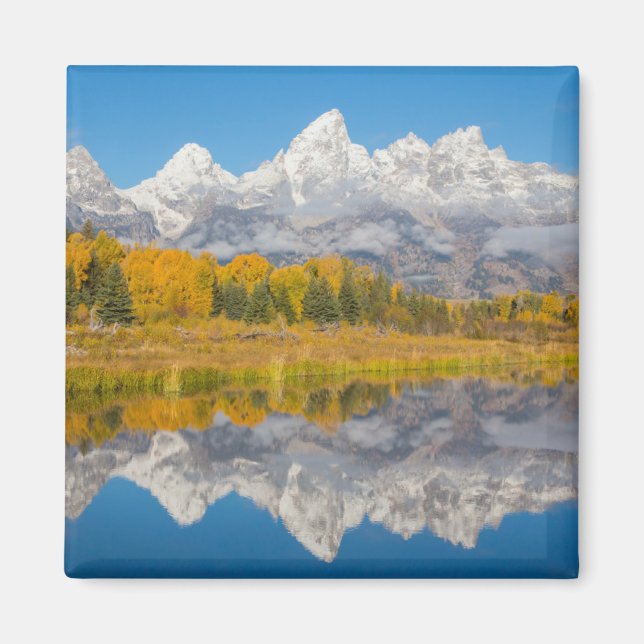 Aimant Grand Teton Mountains Wyoming (Devant)