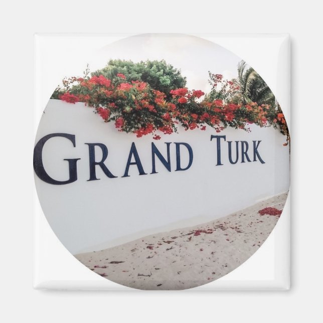 Aimant Grand Turk Beach Scene (Devant)