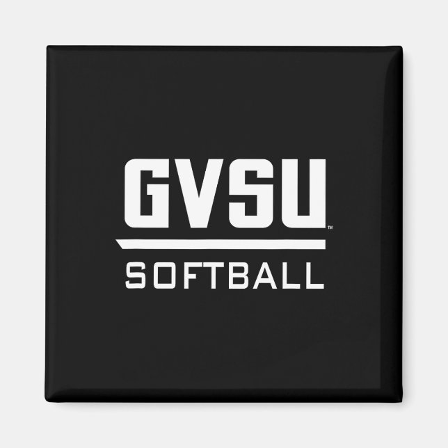 Aimant Grand Valley State University Gvsu Softll Apparel  (Devant)