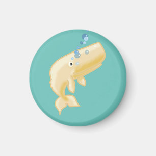 Aimant Grande baleine blanche