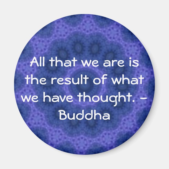 Aimant GRANDE CITATION du Bouddha (Devant)