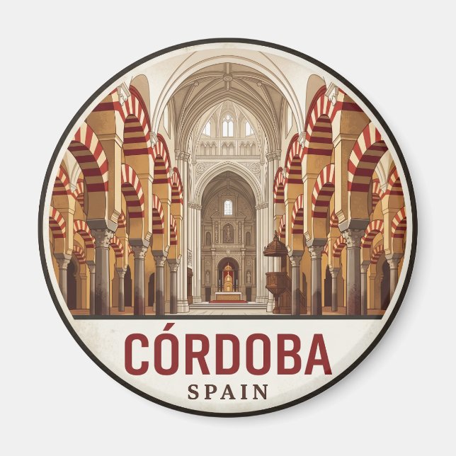 Aimant Grande Mosquée de Cordoue Espagne (Devant)