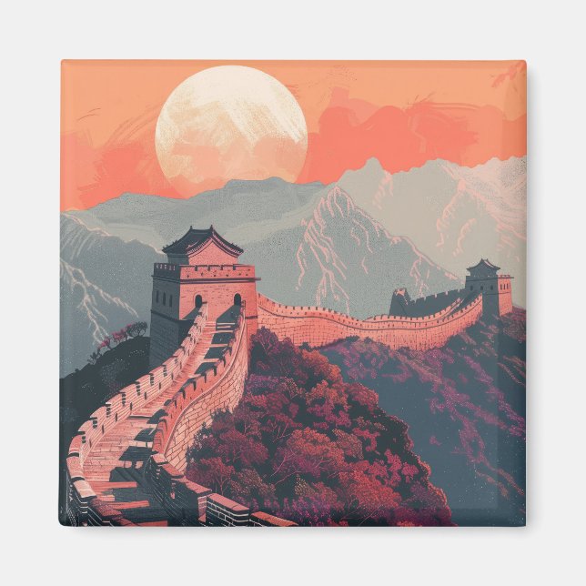 Aimant Grande muraille de Chine (Devant)