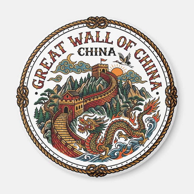 Aimant Grande Muraille de Chine (Devant)