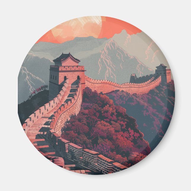 Aimant Grande muraille de Chine (Devant)