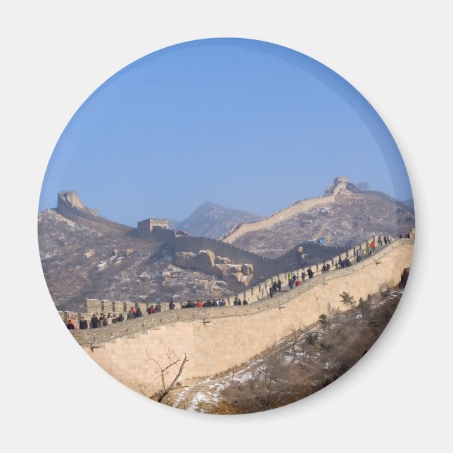 Aimant Grande Muraille de Chine en hiver (Devant)