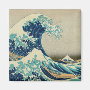 Aimant Grande vague au large de Kanagawa & Art japonais /